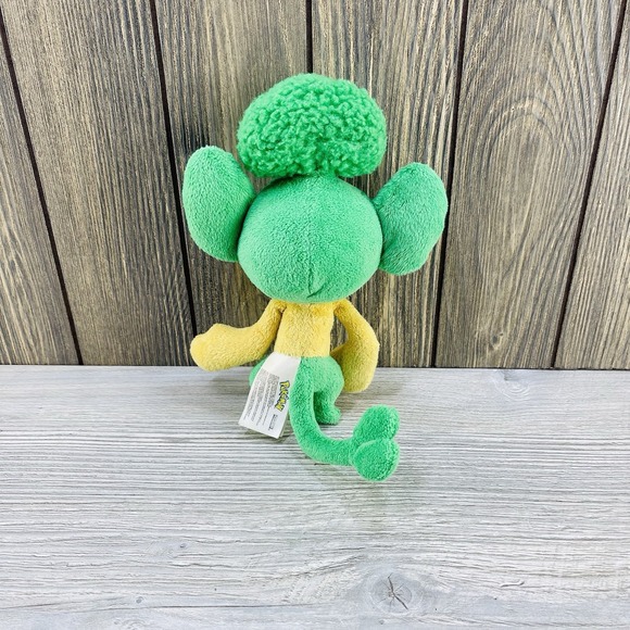 Pokemon Pansage Stuffed Plush Green Grass Type Nintendo Jakks Pacific 2011 - Picture 6 of 16